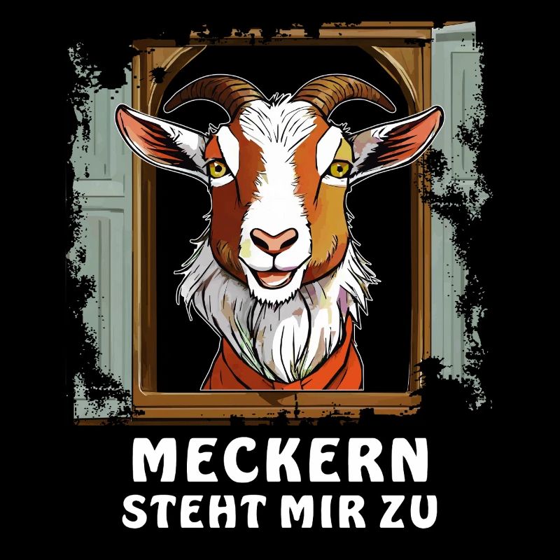 ZIEGE FENSTER MECKERN STEHT MIR ZU