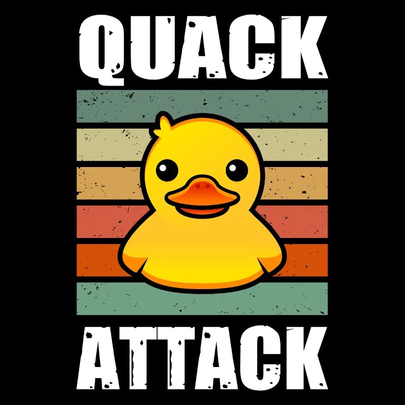 Quack Attack Gelbe Gummiente Quietscheente