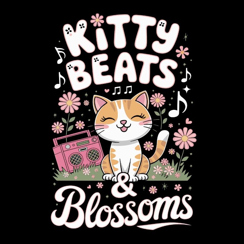 Kitty Beats & Blossoms: Music Lovers, Cat Lovers