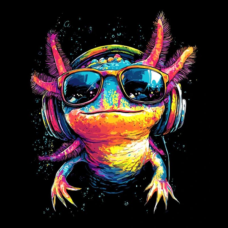 Axolotl Petite queue de triton Queue mignon Axolotl