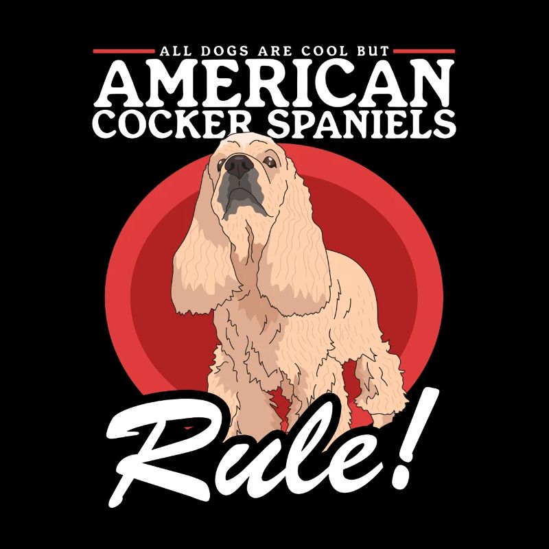 Cocker américain Spaniel chien cadeau
