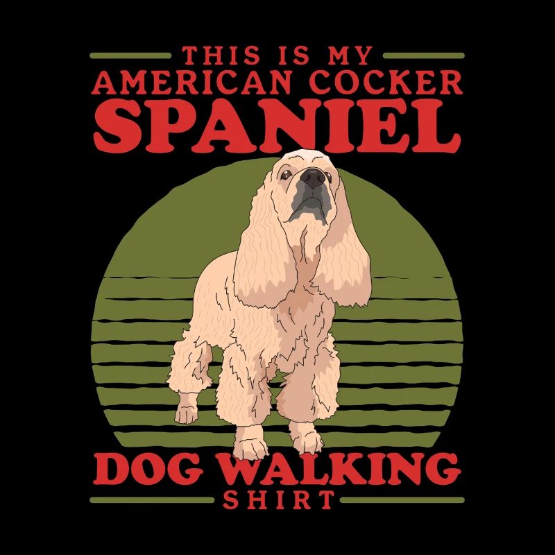 Cocker américain Spaniel Cadeau drôle