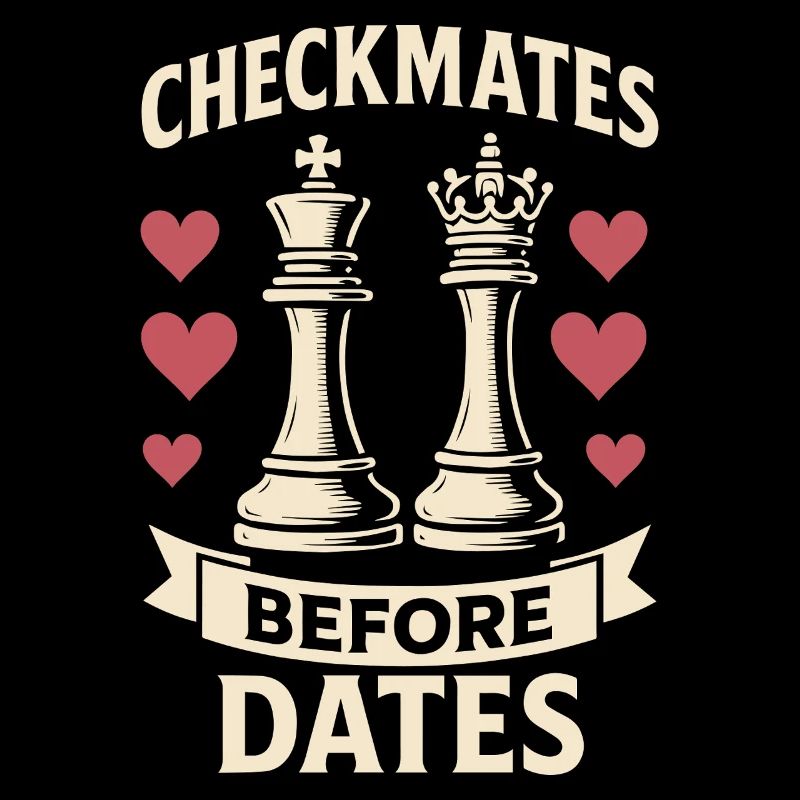 Joueur d’échecs échec et mat avant les dates