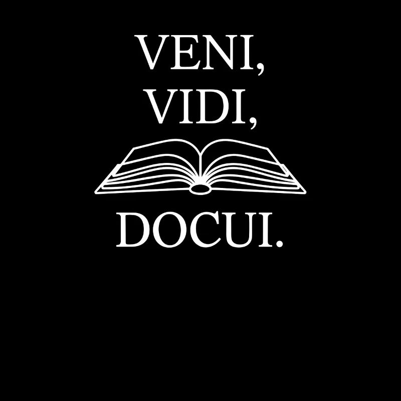 Veni Vedi Docui – Lateinisches Spruch Design