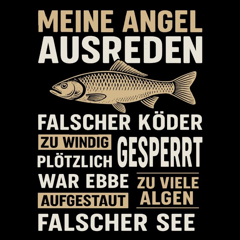 Excuses de pêche – pas de poisson, de nombreuses raisons