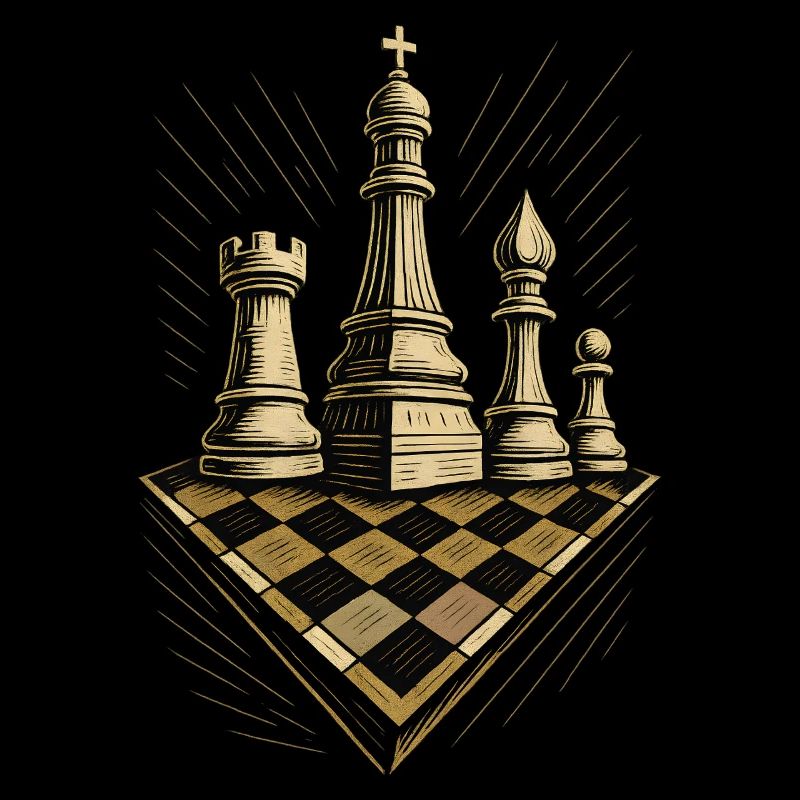 Joueur d’échecs Jeu de société Pièces d’échecs