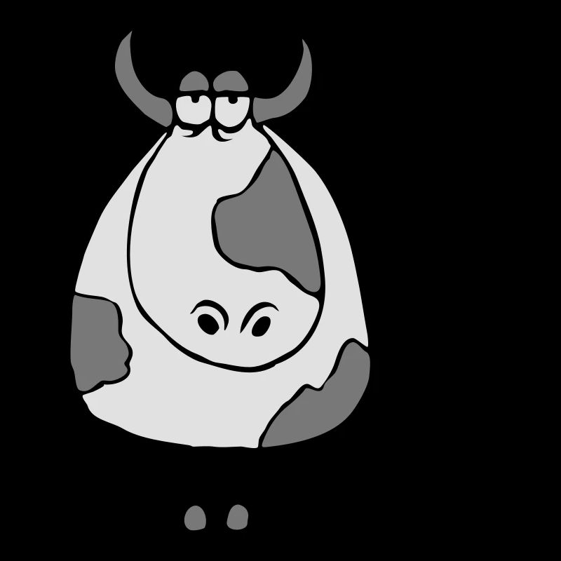 Funny Moo Cow Moo Comic Cartoon Cattle Moo