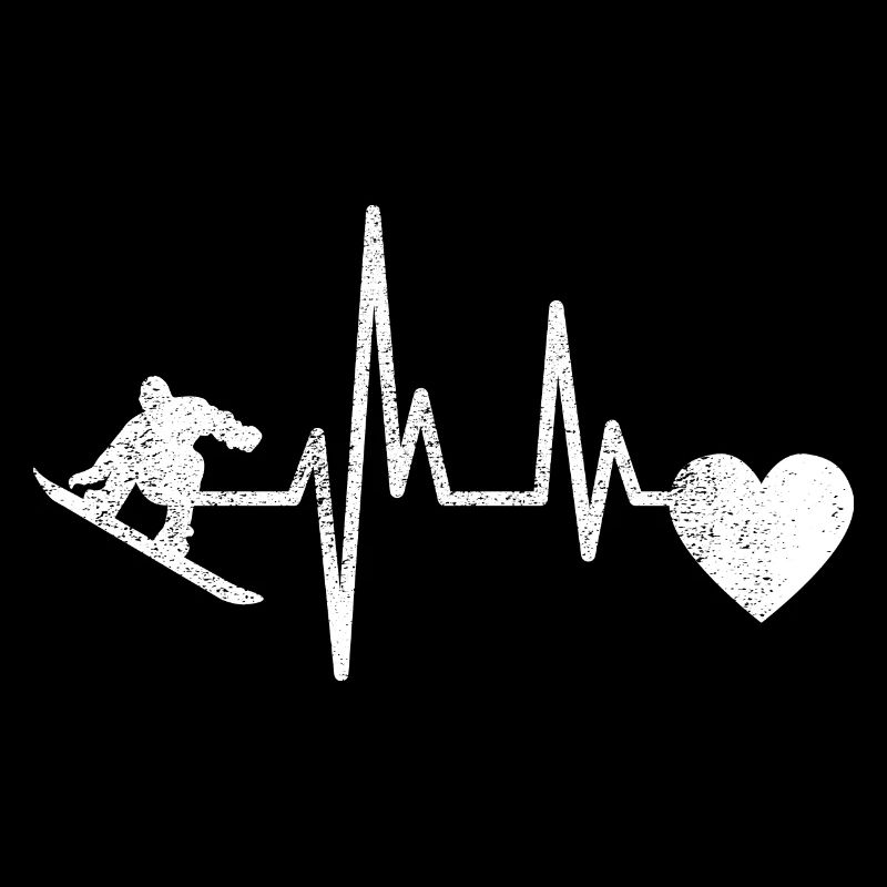 Snowboard Spruch Snowboardfahrer Wintersport