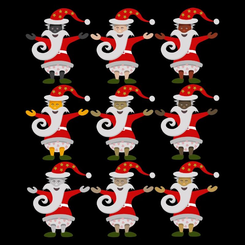 Multicultural Father Christmas