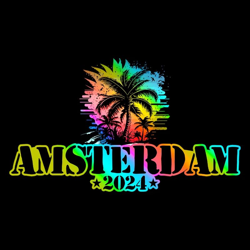 Amsterdam 2024 Urlaub Bunt