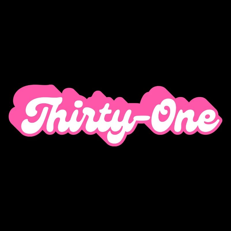 Thirty-One Birthday - 31st Birthday Retro Pink