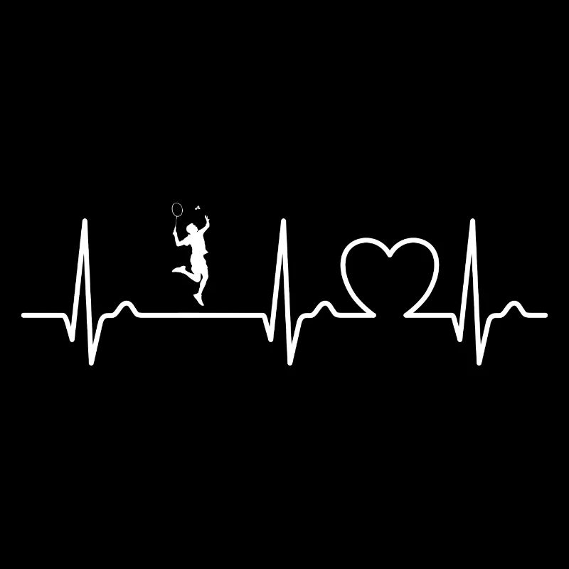 ECG Curve - Heart Curve - Pulse - Badminton