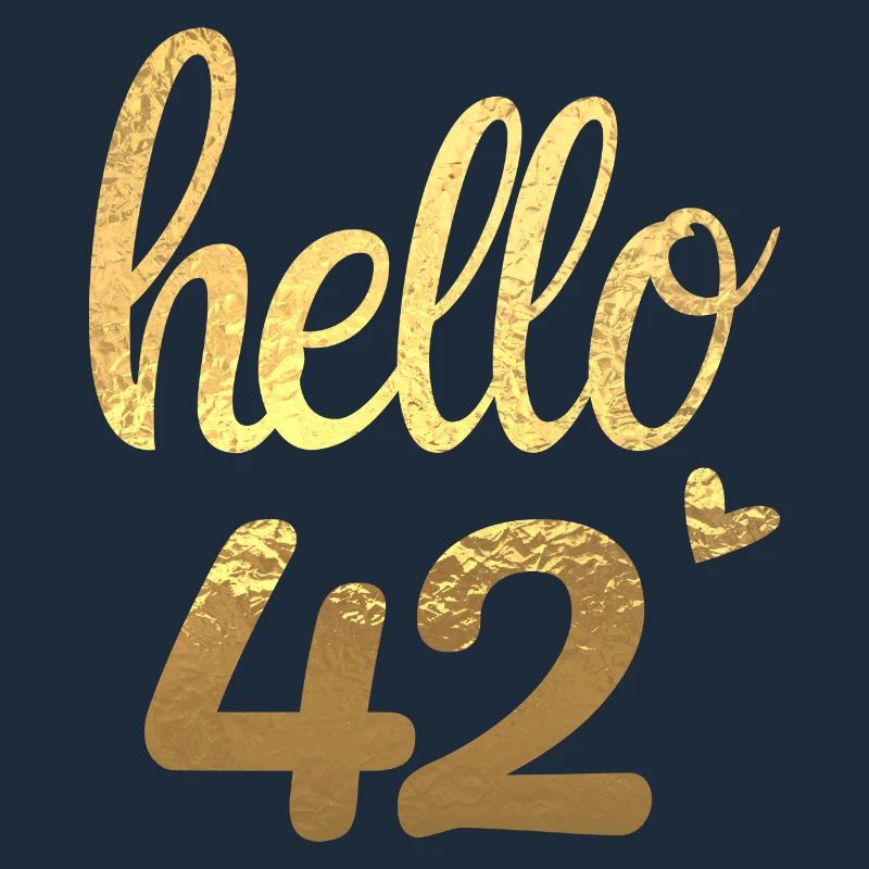 Hello 42 doré