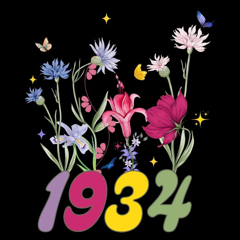 Année de naissance 1934 fleurs sauvages