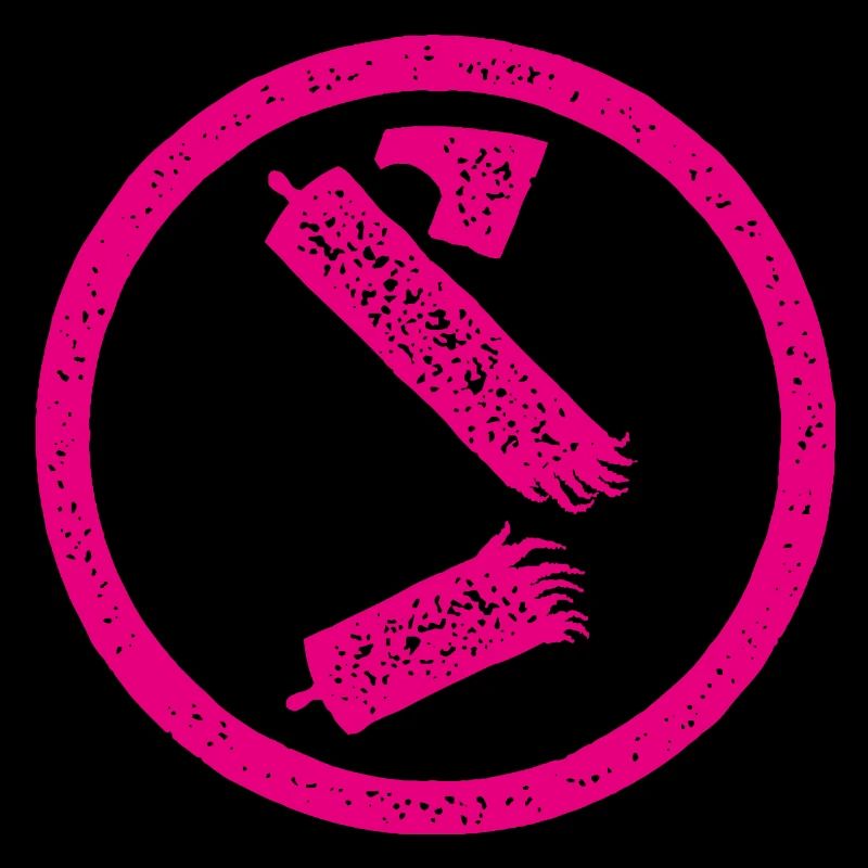 Rayon de symbole Antifa détruit