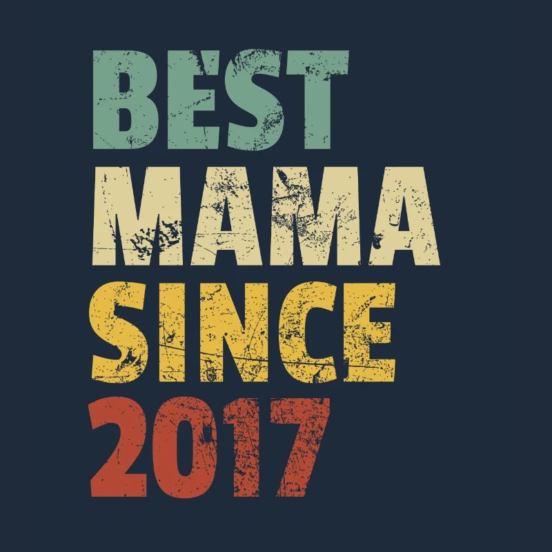 Cooles Retro-Design für Mama von Sohn oder Tochter.