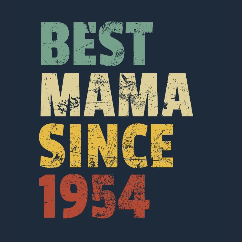 Cooles Retro-Design für Mama von Sohn oder Tochter.