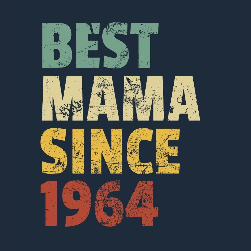 Cooles Retro-Design für Mama von Sohn oder Tochter.