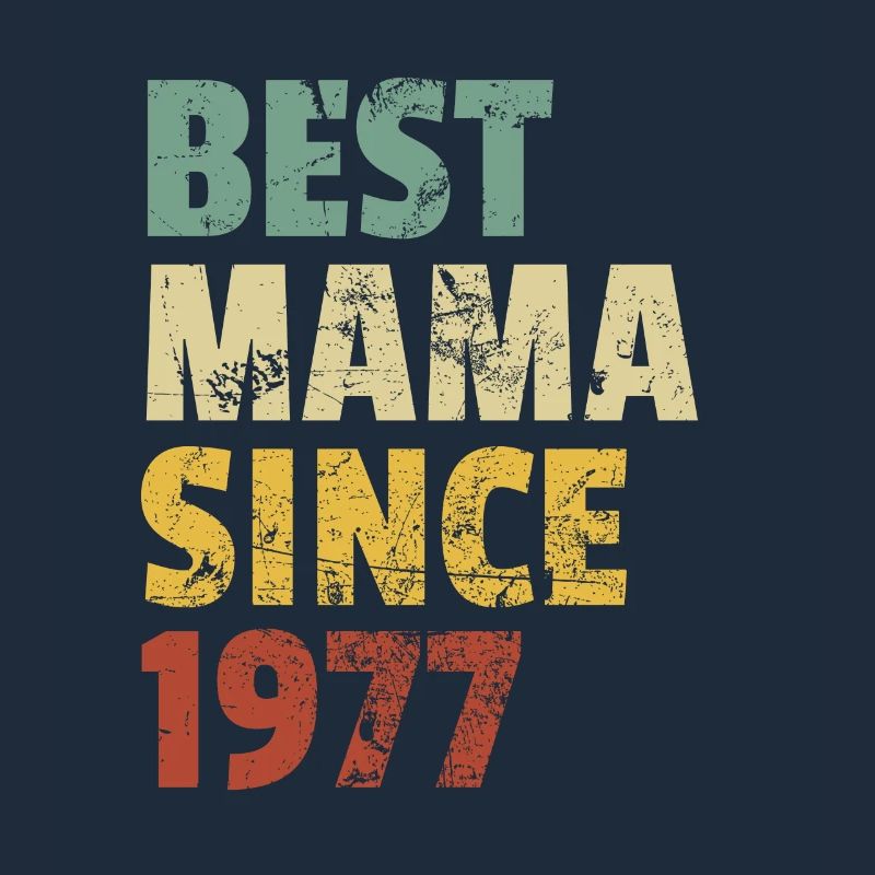 Cooles Retro-Design für Mama von Sohn oder Tochter.