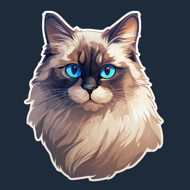Ragdoll Cat Head