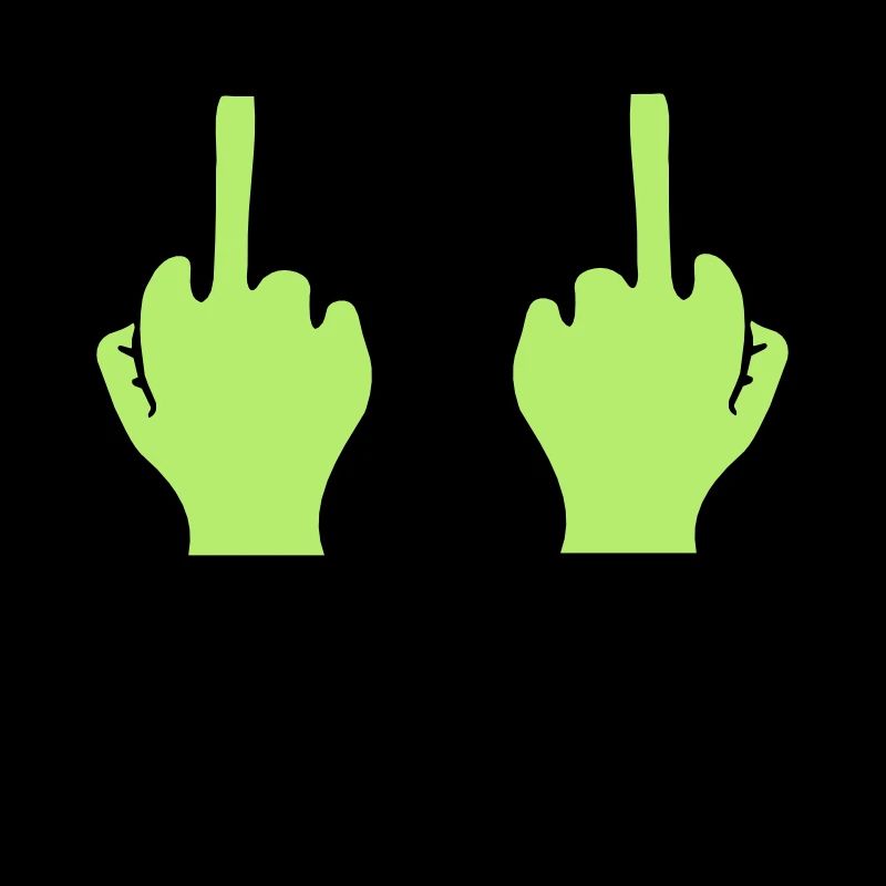 zombie hand mittelfinger 2