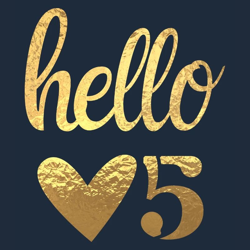 Hello 5 doré
