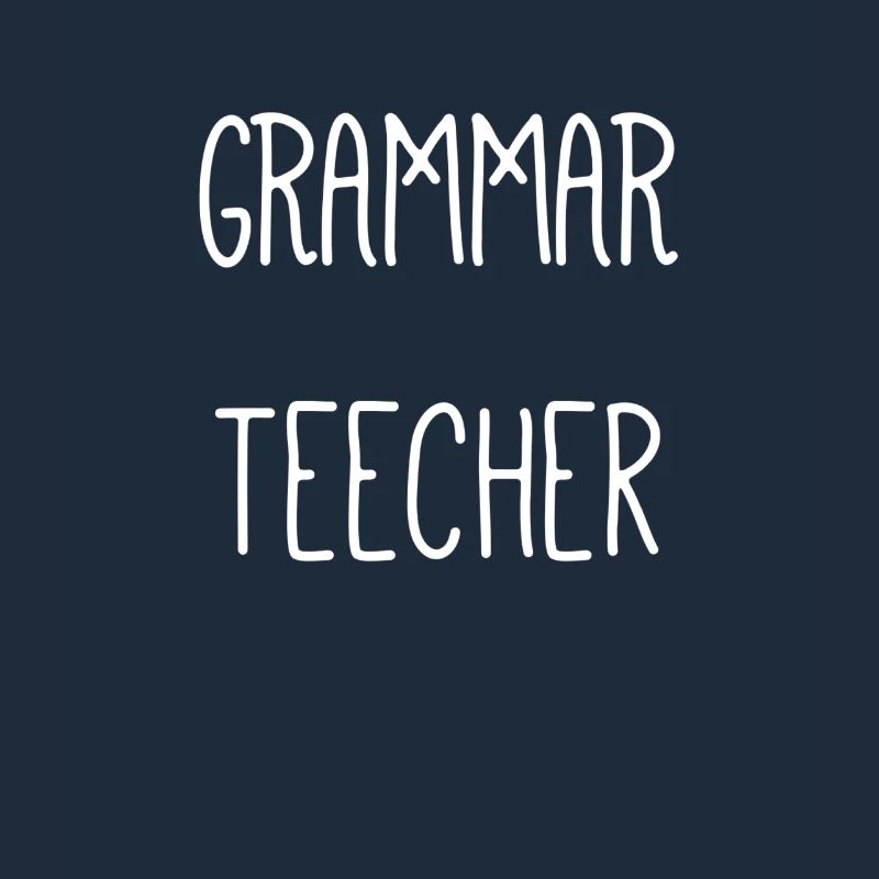 Professeur de grammaire autodérisoire
