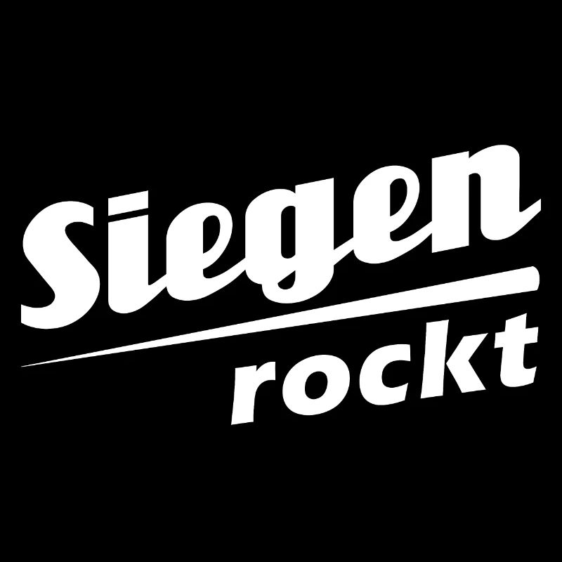Siegen rockt - Textdesign mit Stadtnamen
