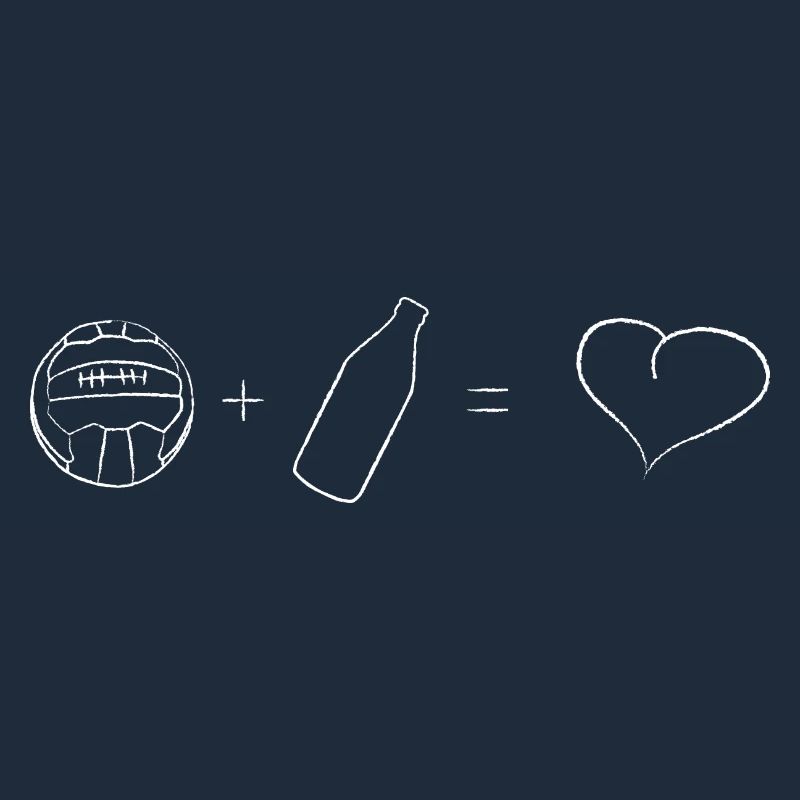 Fußball + Bier = ♥