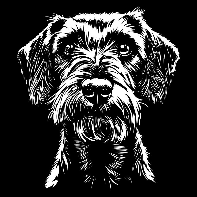 Teckel à poil dur Portrait Chien Chien Teckel