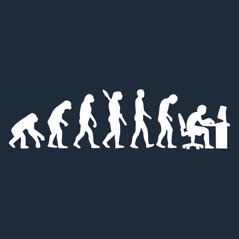Evolutuion - Programmierer , PC - Born to Coding