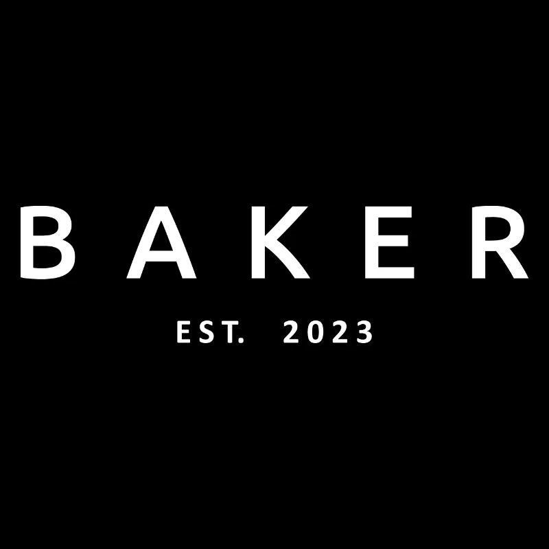 Baker Est. 2023 Graduated Pastry Baking Student