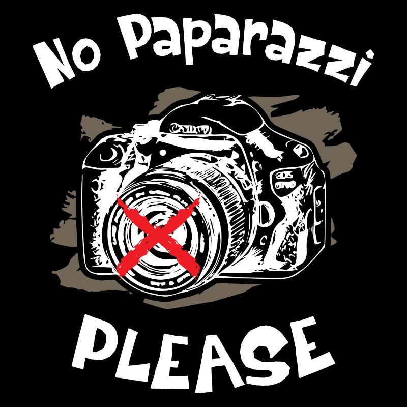 Pas de paparazzi s’il vous plaît pas de photographie
