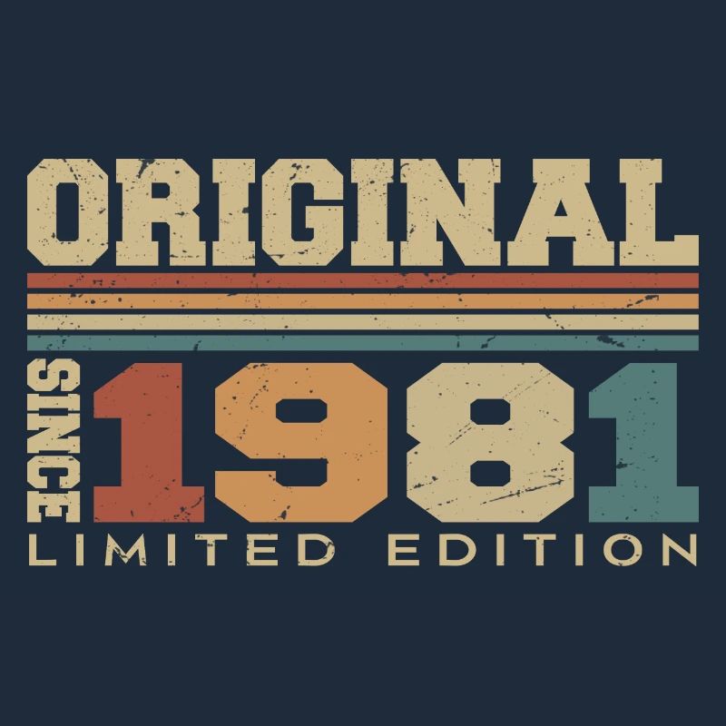 Original 1981 Retro Gift 43rd Anniversary 1981