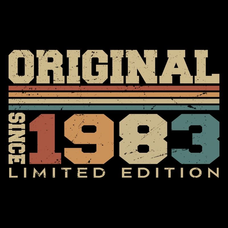 Original 1983 Rétro Cadeau 41e Anniversaire 1983