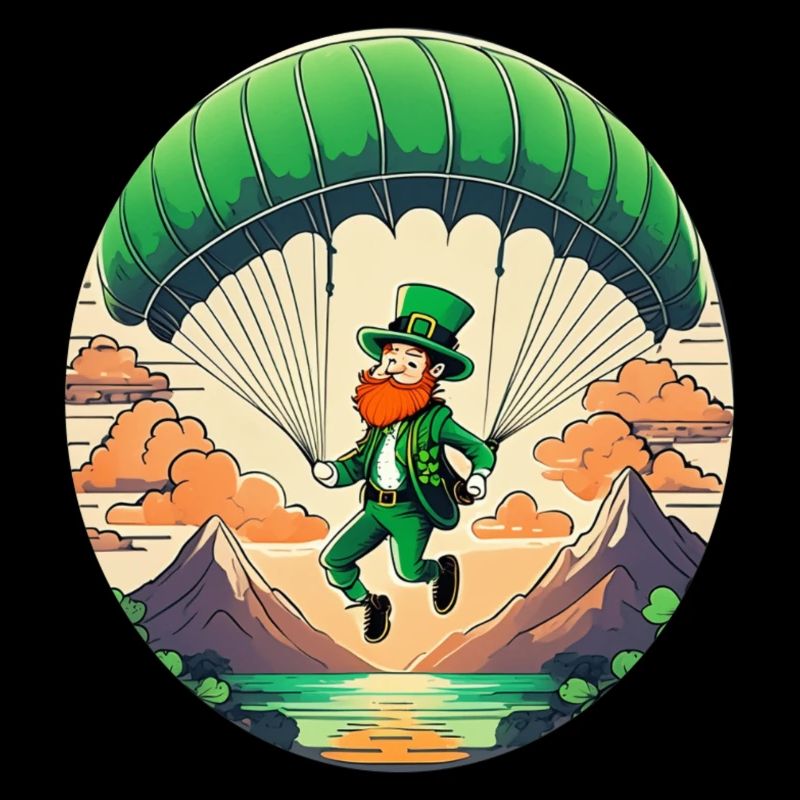 Parapente Trèfle de la Saint-Patrick