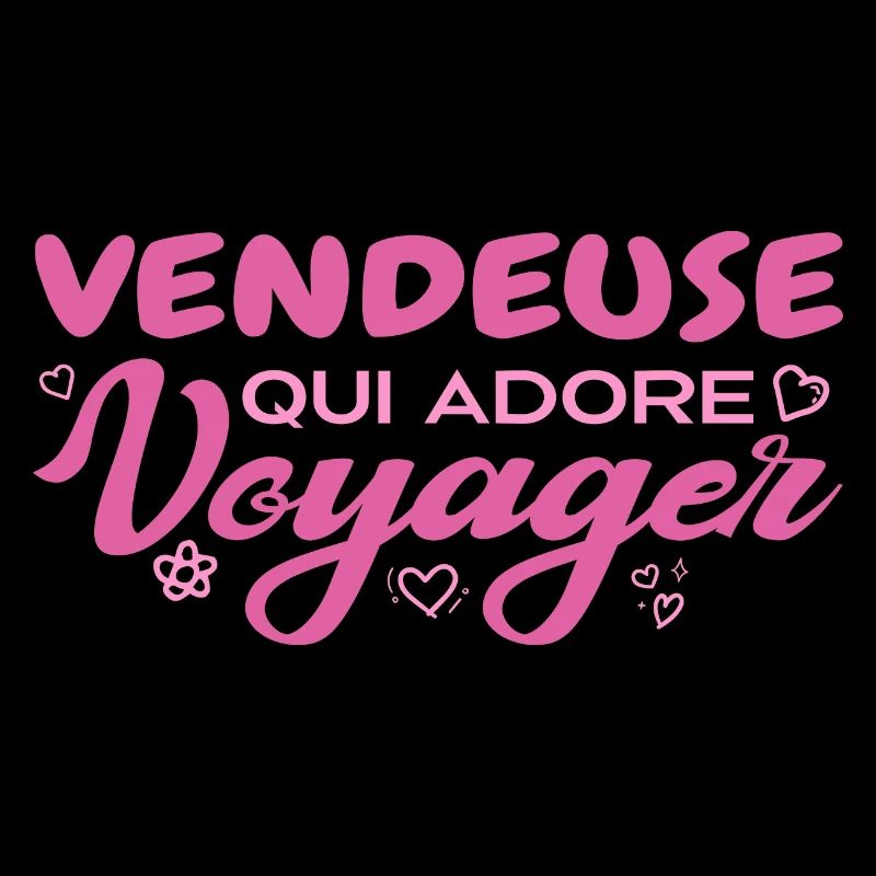 Vendeuse globe-trotteuse passionnée de voyages