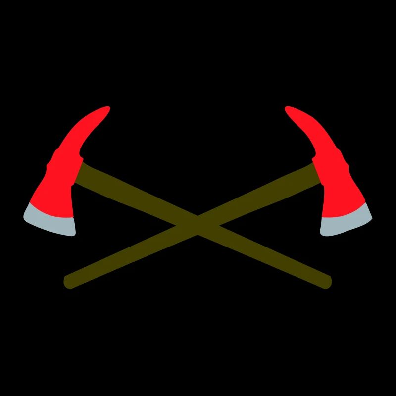 Hache de pompier croisée