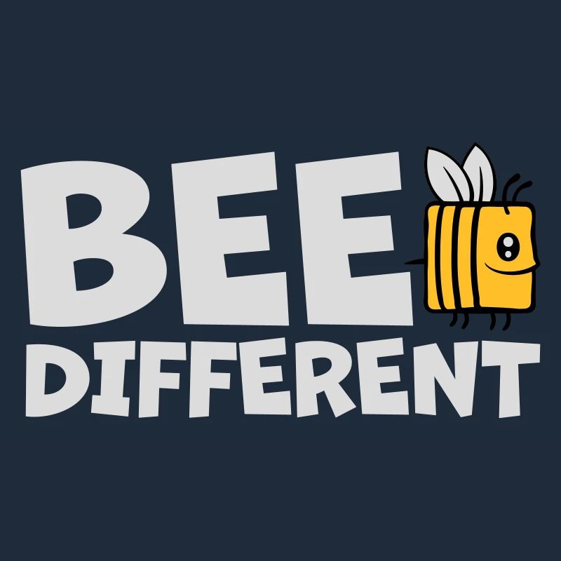 bee different Spruch Zitat