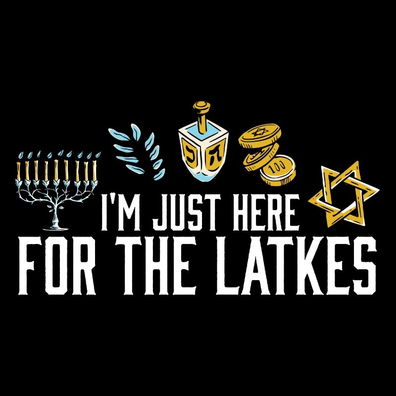 Joyeux Hanoukka, je suis juste là pour les latkes