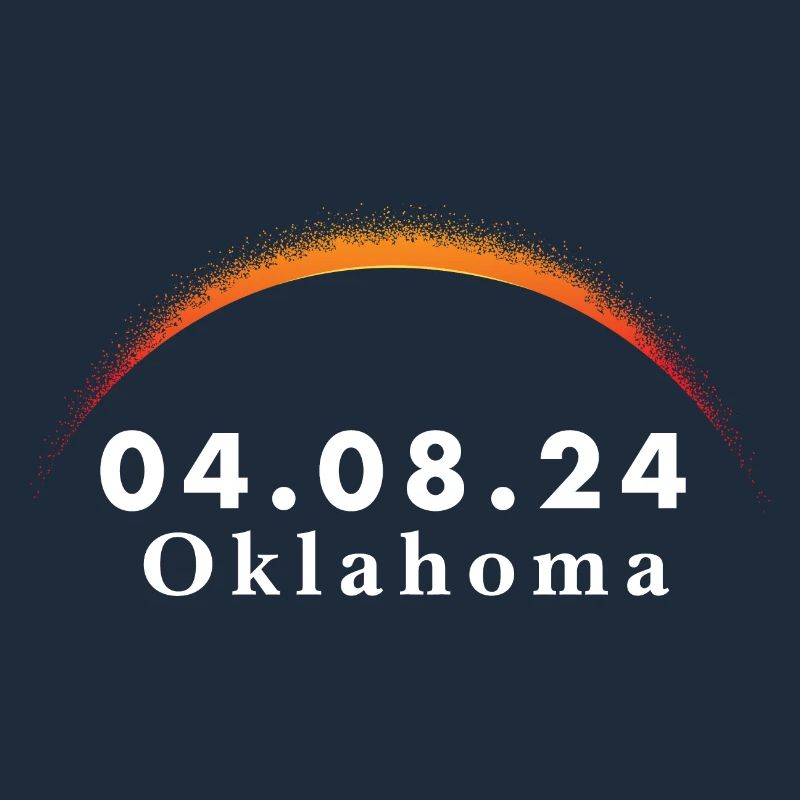 Total Solar Eclipse Path of Totality Oklahoma