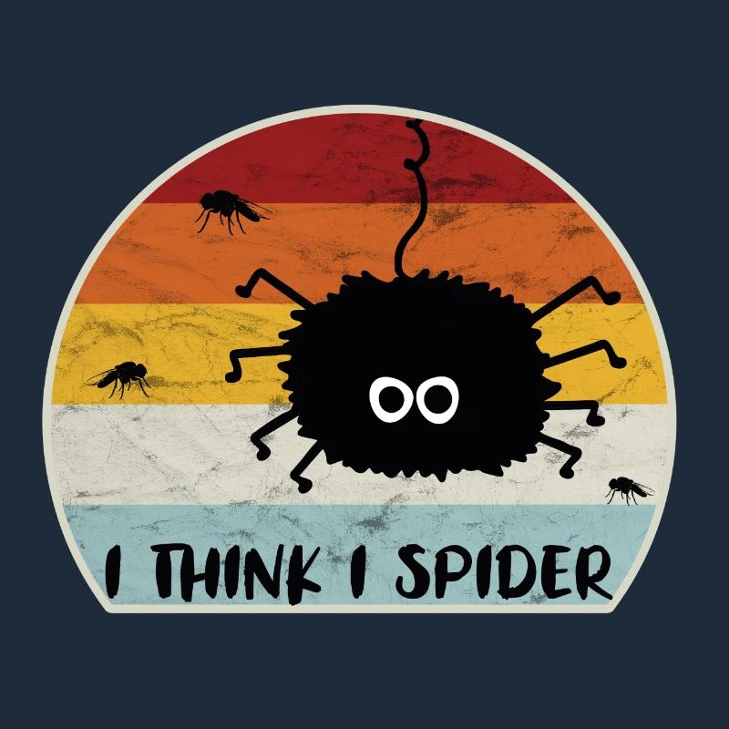 I Think I Spider Retro Ich Glaub Ich Spinne Fliege