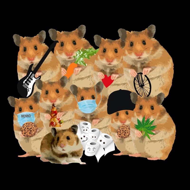 Hamster gang Hamsters Many