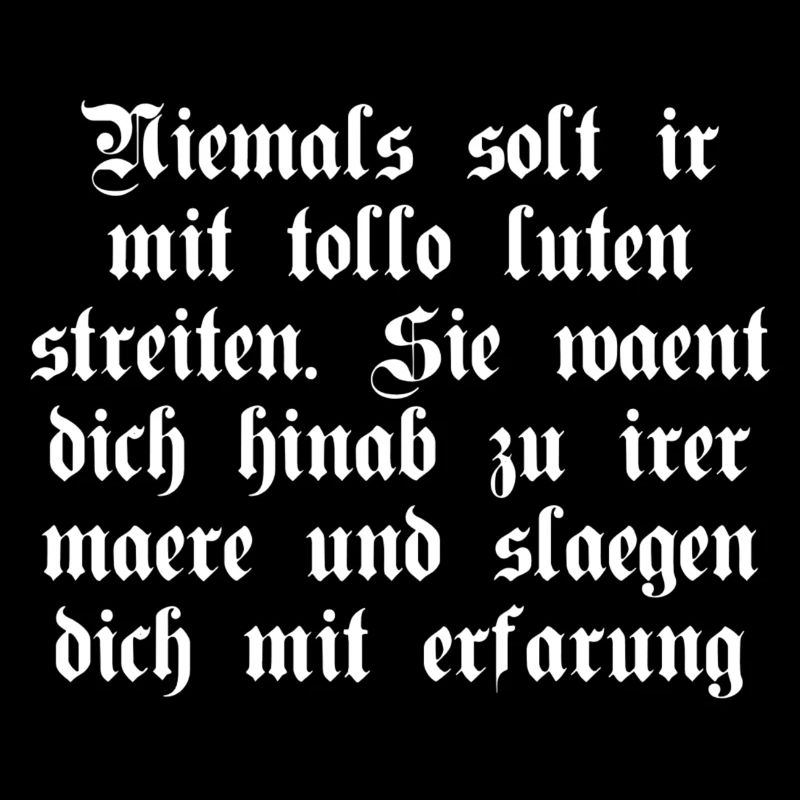 Diskutiere nicht mit Dummköpfen