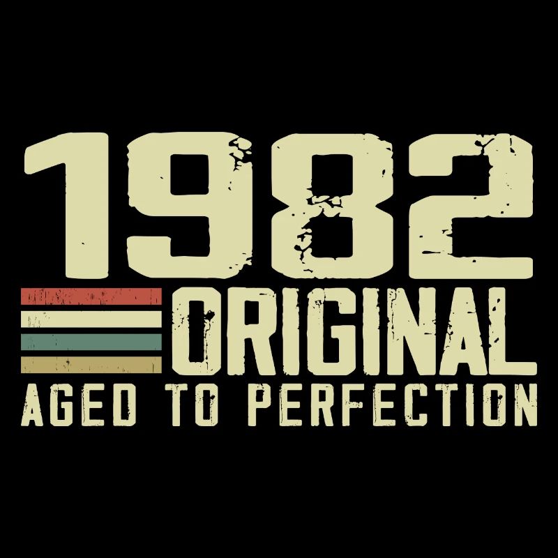 Né en 1982 - Vintage 1982 - 42e Anniversaire Rétro