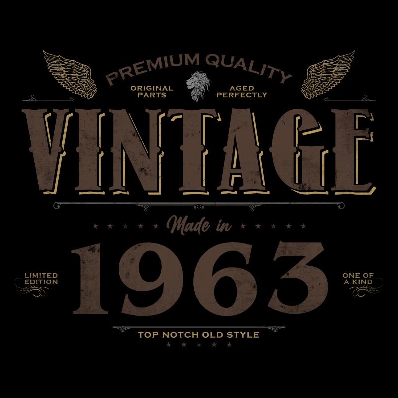 61 ans vintage 1963 édition limitée 61ème