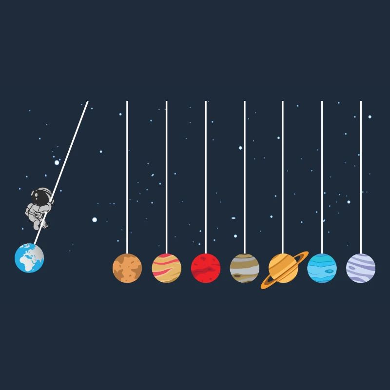 Astronaut Swing Planets Sonnensystem Weltraumforschung