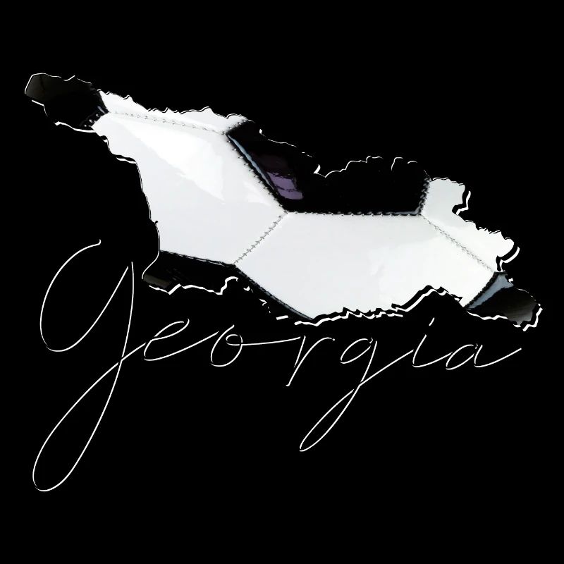 Georgia Map Frames Real Football EN