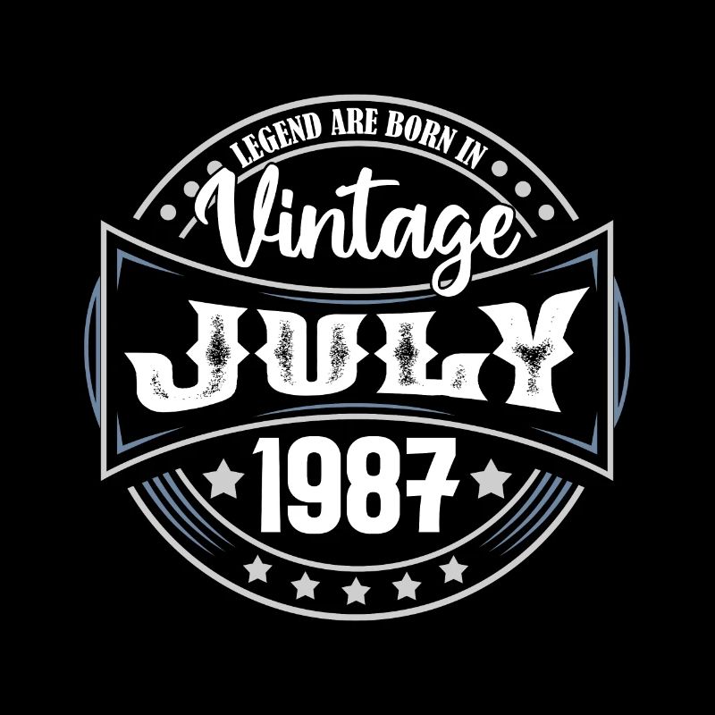 Juli 1987. Geburtstagsgeschenk Juli 1987.