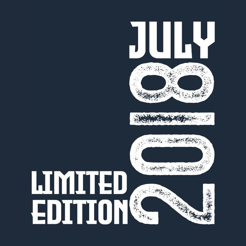 Geschenk Juli 2018. Geburtstag Juli 2018.